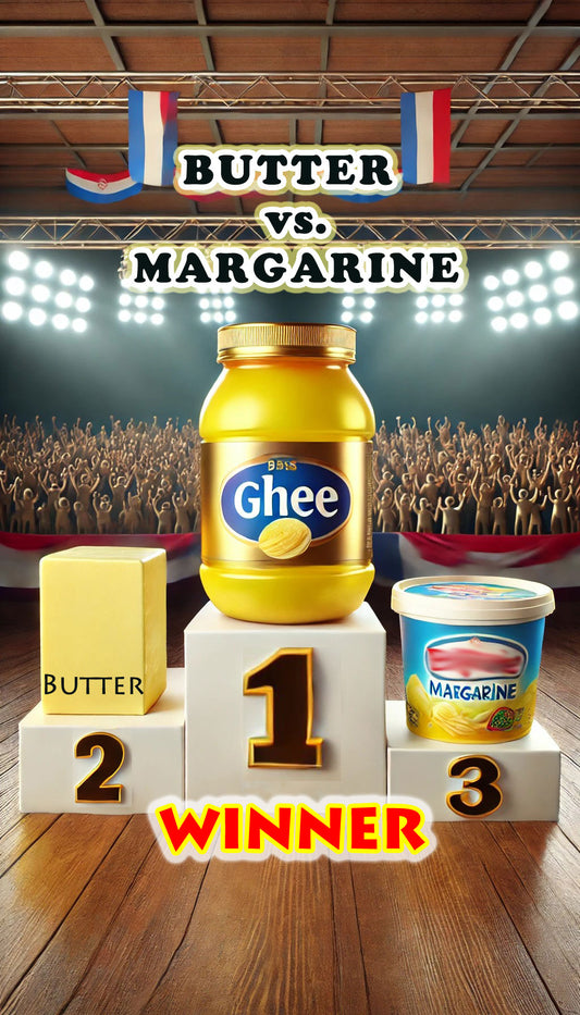 Butter vs. Margarine: Why Ghee is the Healthier Choice